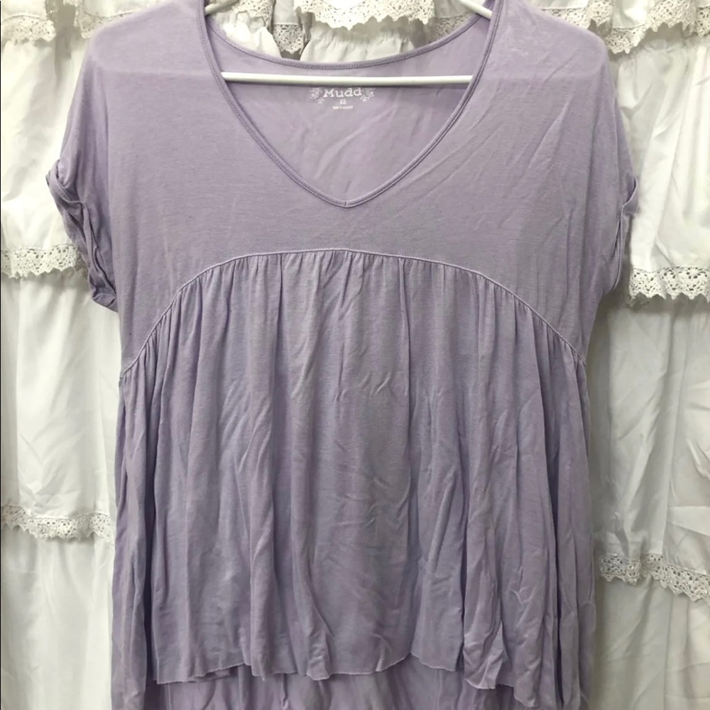 Mudd Purple Babydoll T-shirt